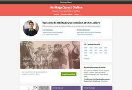 Heritage Quest Online database