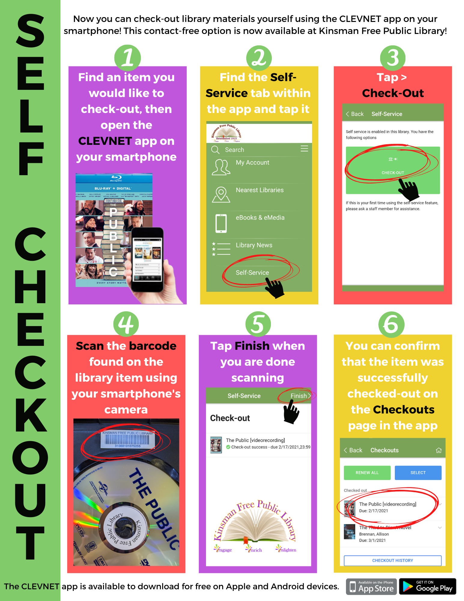 Self Service Check-Out Flyer