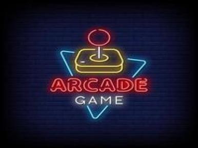 Neon Arcade Game sign