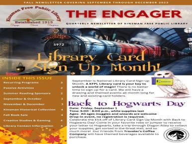 fall 2023 newsletter front page